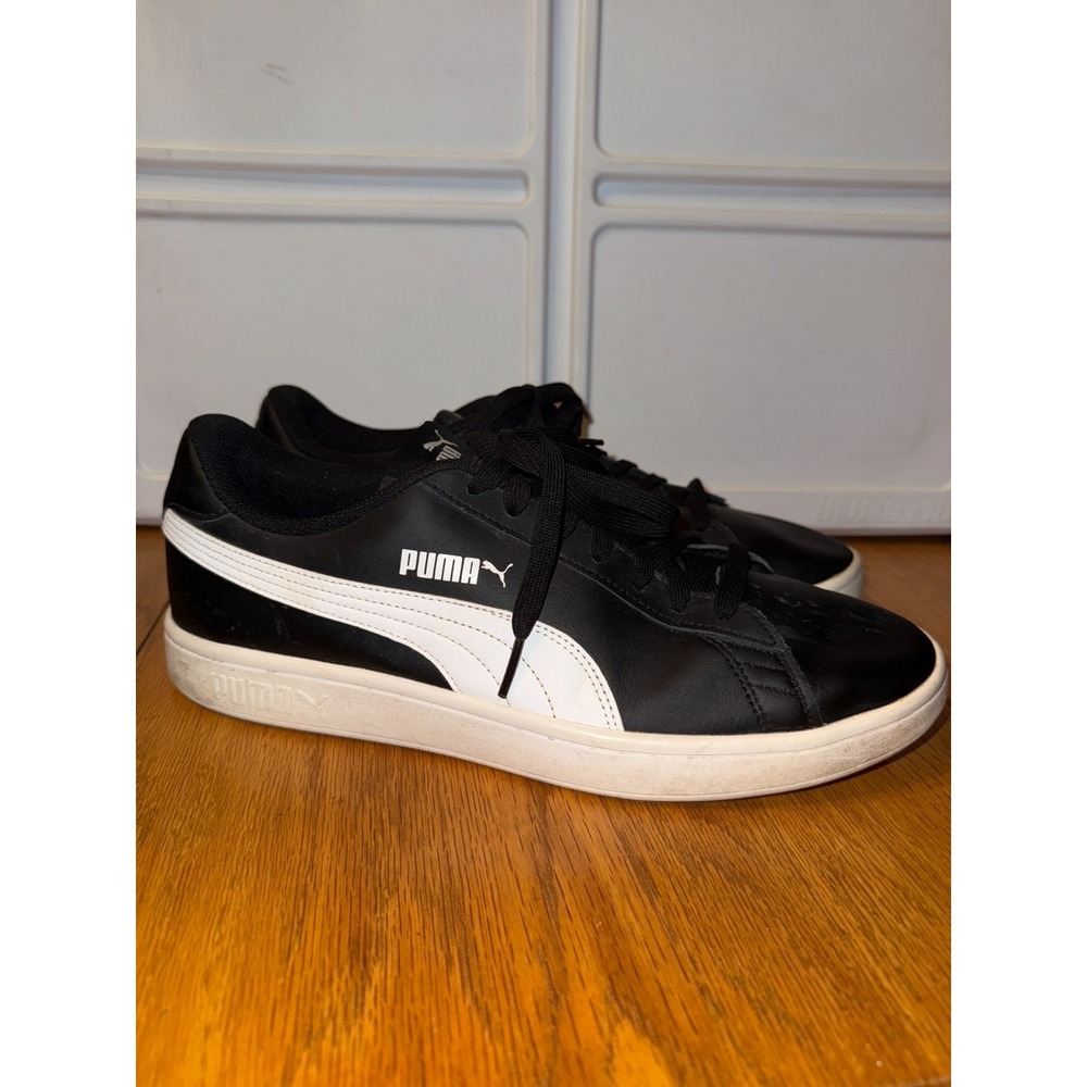 Puma Smash V2 374513-04 Mens Sneaker 12 Us Black‎ White Athletic Running Shoes
